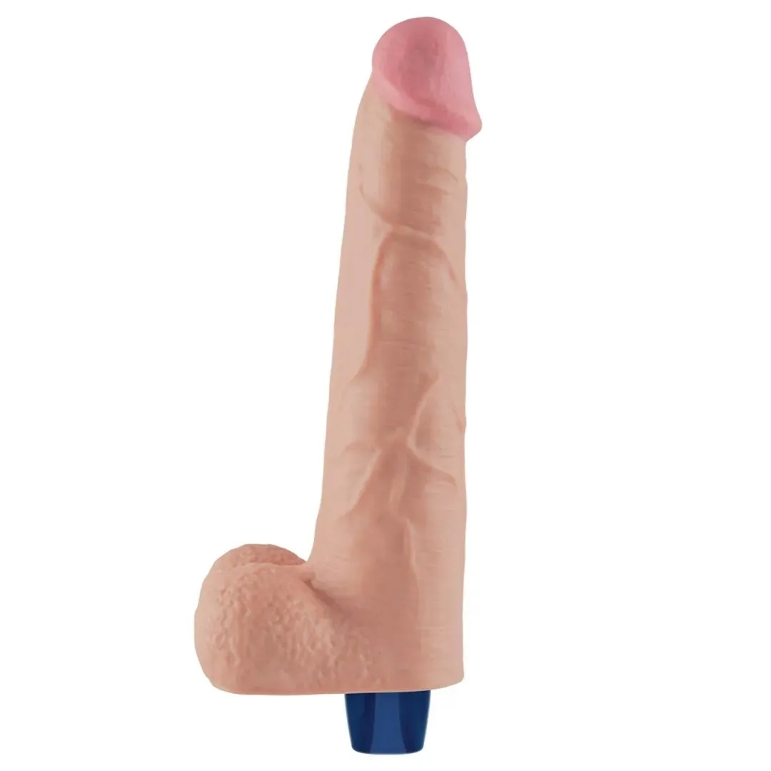 10-5-real-softee-rechargeable-tpe-vibrating-dildo-flesh