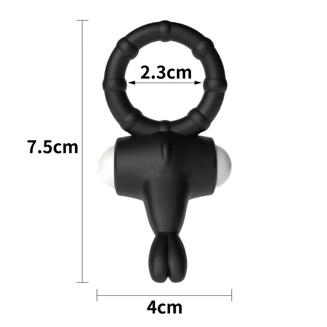 power-clit-silicone-cockring-black