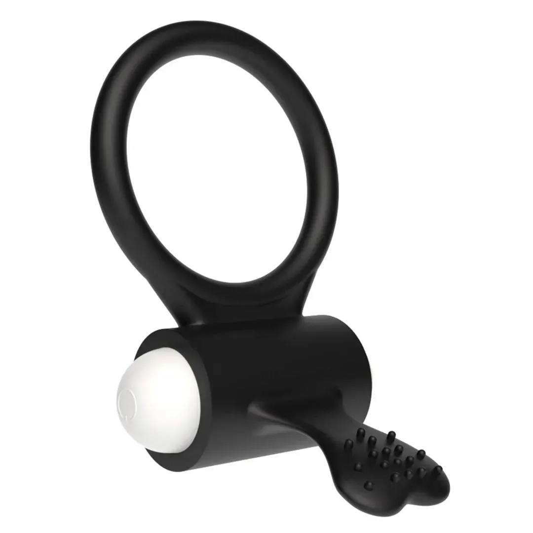 power-clit-silicone-cockring-black