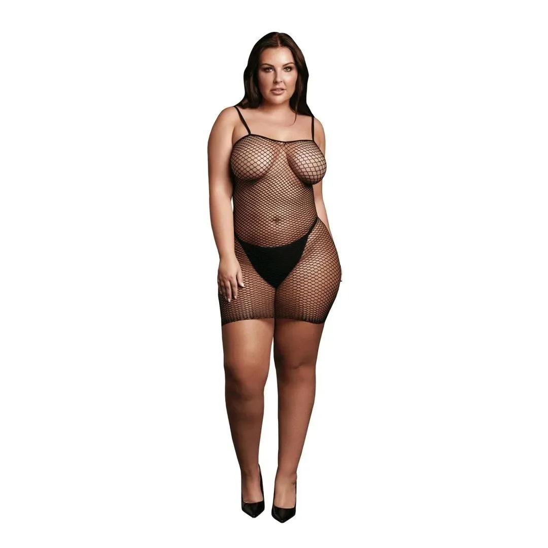 short-dress-with-fishnet-structure-and-spaghetti-straps