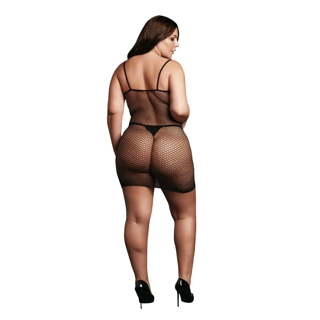 short-dress-with-fishnet-structure-and-spaghetti-straps