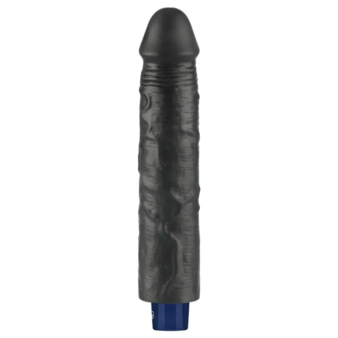9-5-real-softee-rechargeable-tpe-vibrating-dildo-black-stan-nowy
