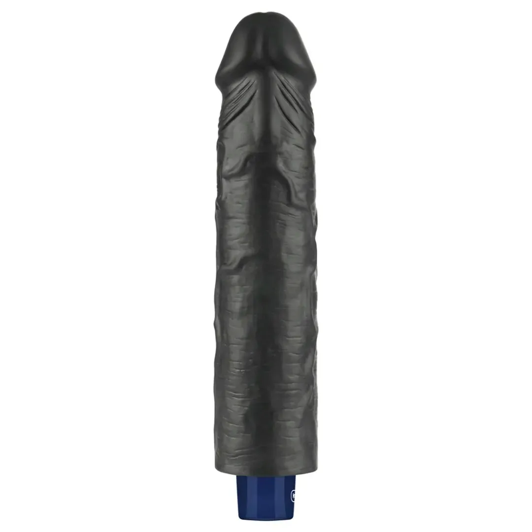 9-5-real-softee-rechargeable-tpe-vibrating-dildo-black-stan-nowy