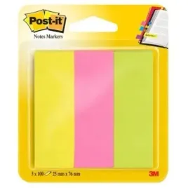 znaczniki-samoprzylepne-post-it-26x76mm-671-3-neonowe-3x100-3m-post-it
