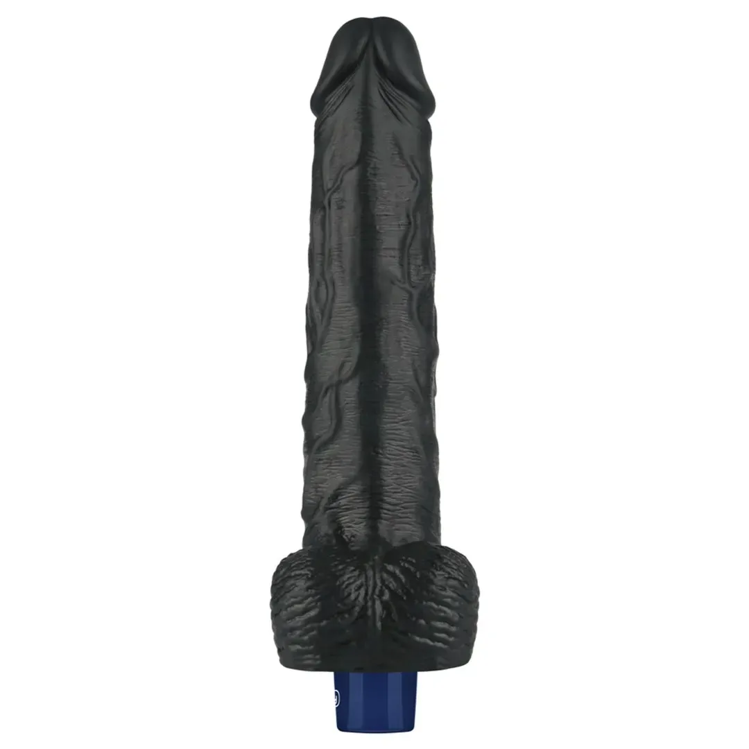 10-real-softee-rechargeable-tpe-vibrating-dildo-black-stan-nowy