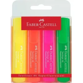 zakreslacz-1546-fluo-4-kolory-etui-154604-fc-faber-castell-faber-castell