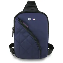 bmw-nylon-pocket-and-metal-logo-torebka-crossbody-na-telefon-granatowy