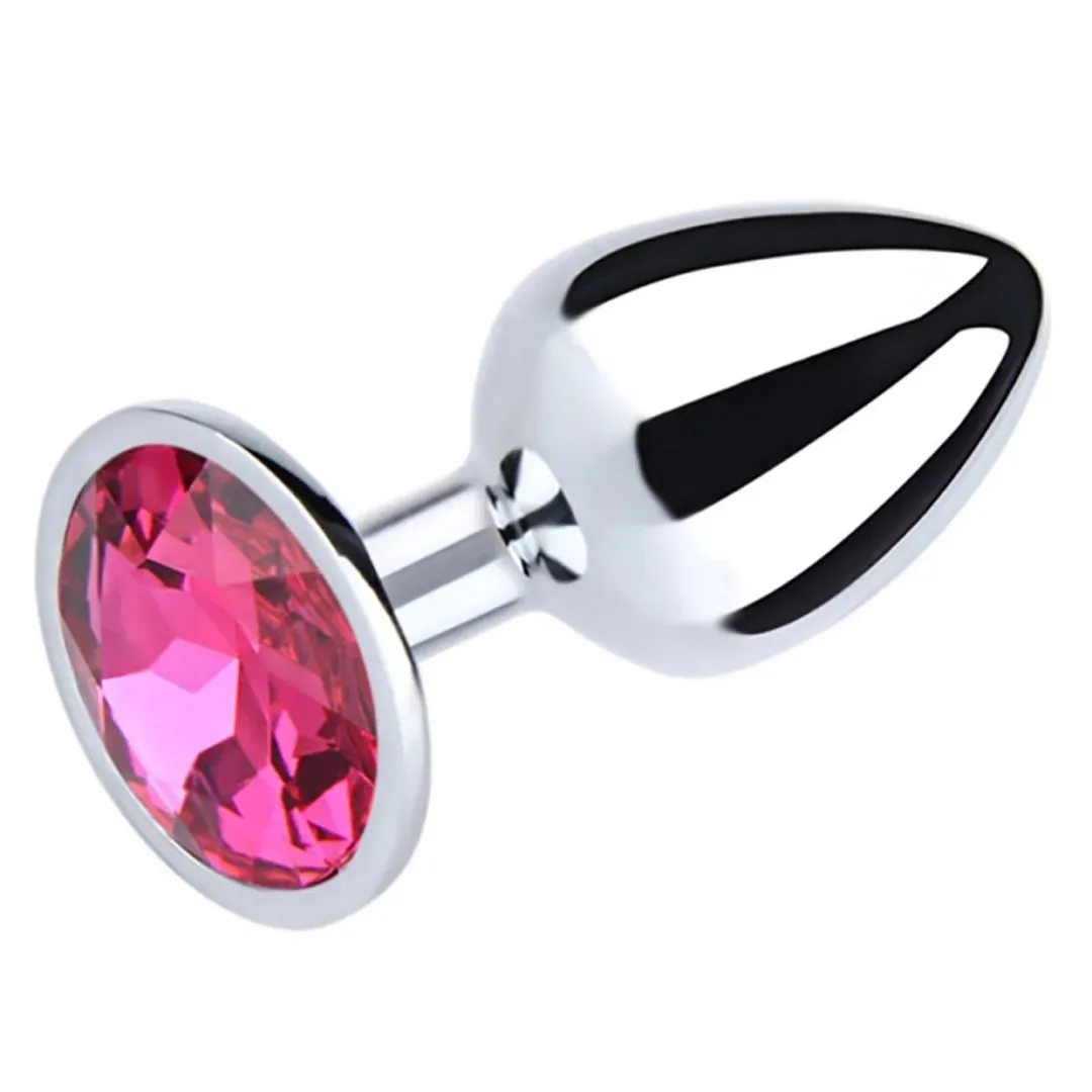 silver-medium-butt-plug-with-pink-diamond