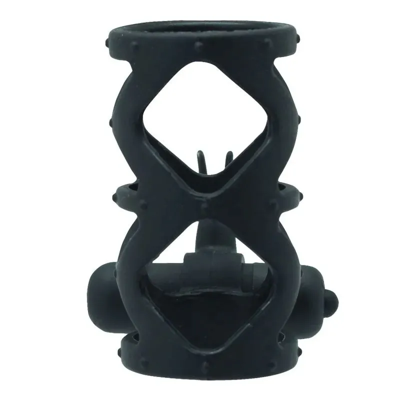 anello-fallico-timeless-slender-vibring-nero