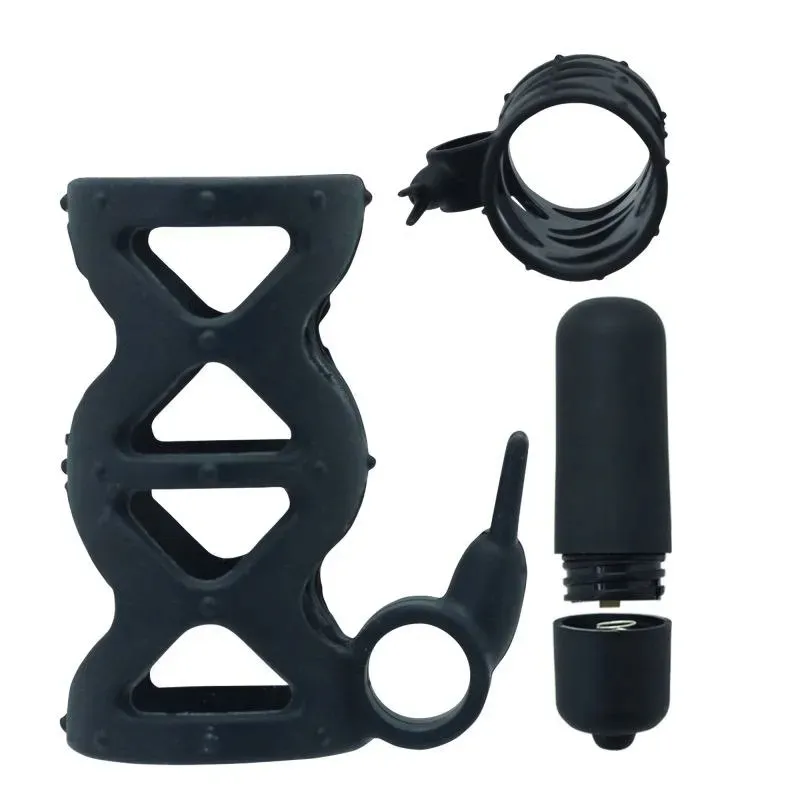 anello-fallico-timeless-slender-vibring-nero