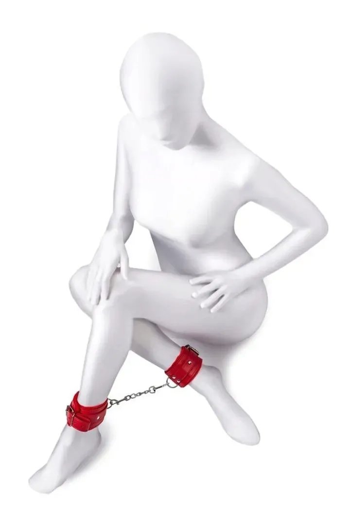 anonymo-handcuffs-pu-leather-red-27-cm