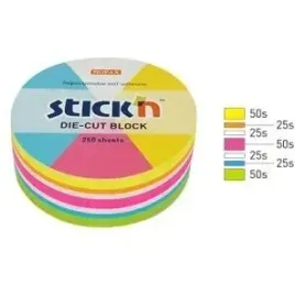 notes-kolo-61x70mm-mix-5-kol-neon-bialy-250kart-21830-stickn