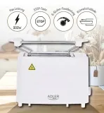 ad-3223-toster-2-kromki-adler-funkcje-podgrzewanie-pieczywa-przerwanie-opiekania