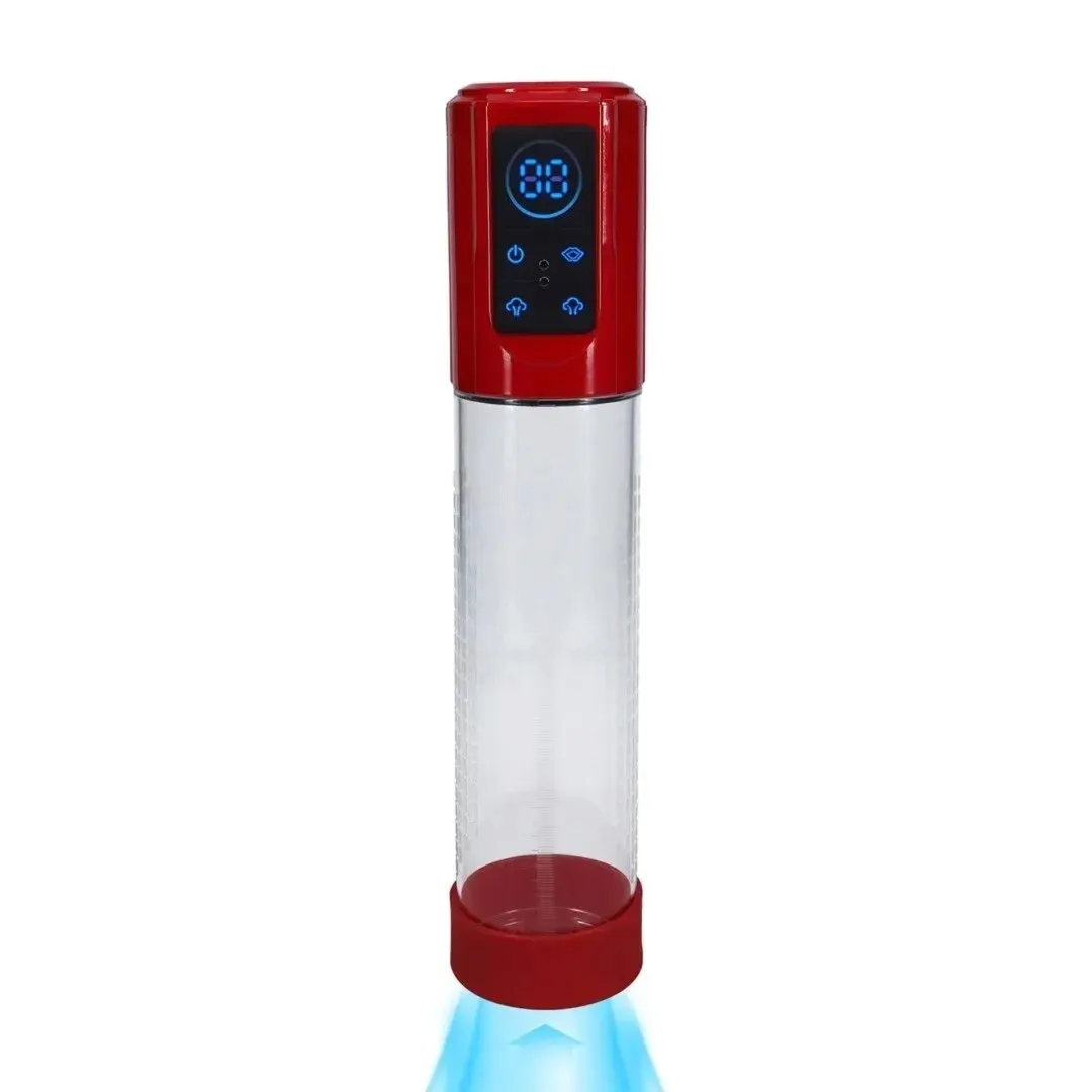 megalift-automatic-waterproof-penis-pump-metallic-red
