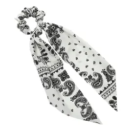 gumka-do-wlosow-dluga-z-kokarda-biala-czarna-wygodna-paisley-apaszka-modna