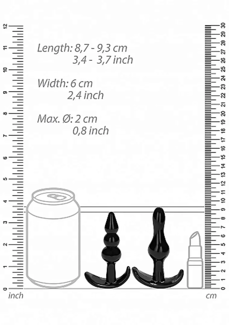 no-80-4-piece-butt-plug-set-black