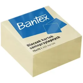 karteczki-samoprzylepne-bloczek-75x75mm-400-kartek-zolty-400086401-bantex-b