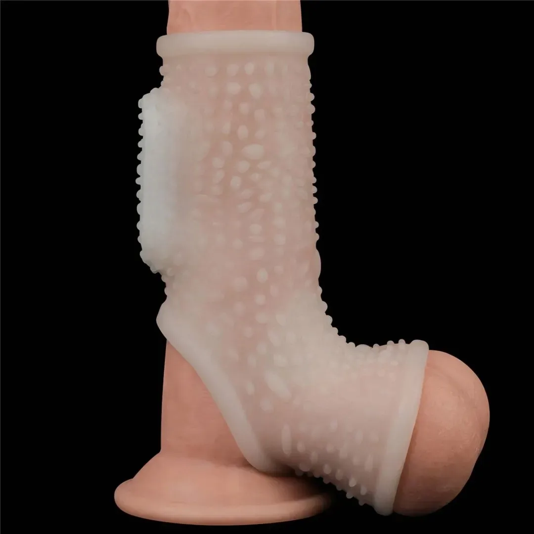 vibrating-drip-knights-ring-with-scrotum-sleeve-white
