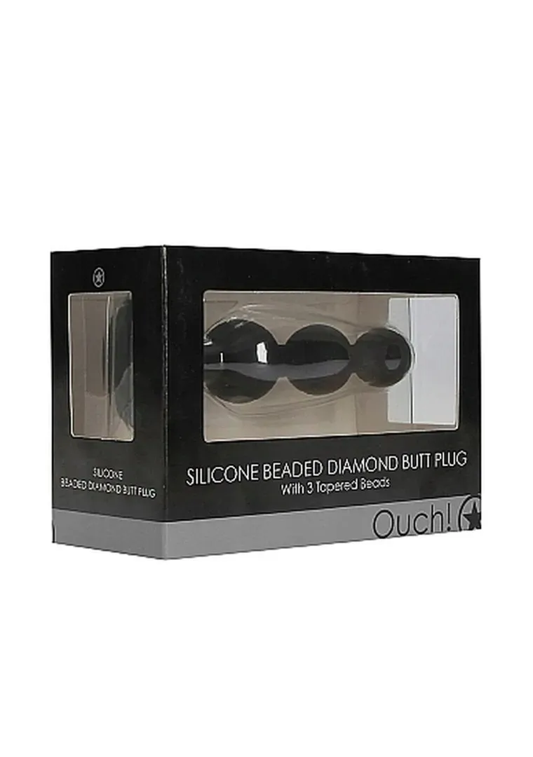 silicone-beaded-diamond-butt-plug-black