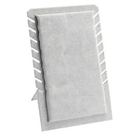 ekspozytor-stojacy-na-naszyjniki-zamszowy-szary-285x-19-cm-e60