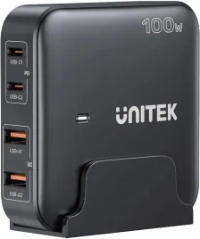 unitek-ladowarka-biurkowa-gan-100w-2xusb-a-2xusb-c-unitek