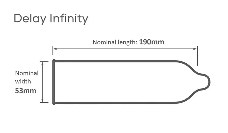 pasante-delay-infinity-x-clinic-x-144-pcs-smak-bezsmakowy