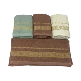 komplet-recznikow-zakaria-wzor-1a-mieta-ecru-brazowy-50x100cm-6-sztuk