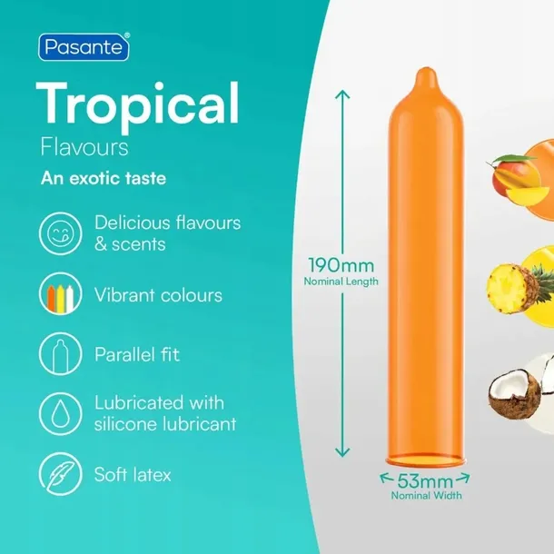 pasante-tropical-condoms-bulk-packs-144-pcs-rodzaj-zapachowe-i-smakowe