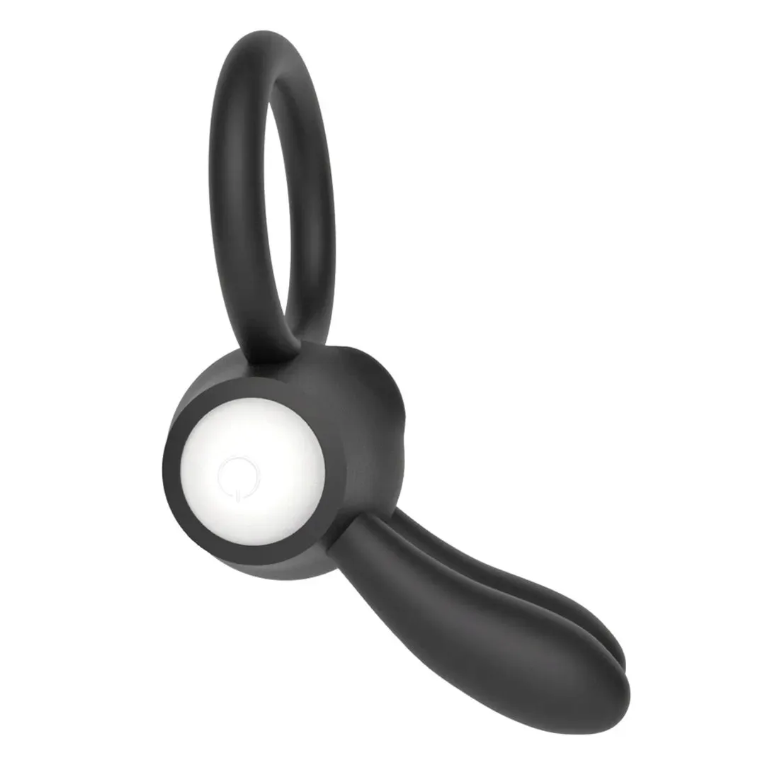 power-clit-silicone-cockring-black