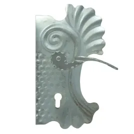szyld-prawy-z-klamka-90-rozstaw-otw-elementy-kute-63-174-90-h290xl160-25mm