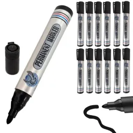 12x-marker-permanentny-pisak-okragly-flamaster-budowlany-wodoodporny-czarny