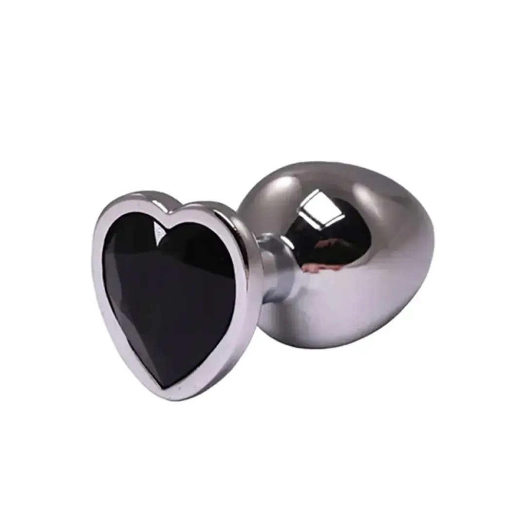 silver-medium-heart-shaped-butt-plug-with-black-crystal