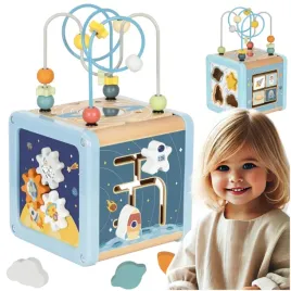 drewniana-edukacyjna-kostka-tablica-manipulacyjna-aktywnosci-sorter-labiryn