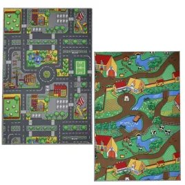dywan-dla-chlopca-dzieciecy-2w1-dwustronny-uliczki-farma-trwaly-100x180-cm