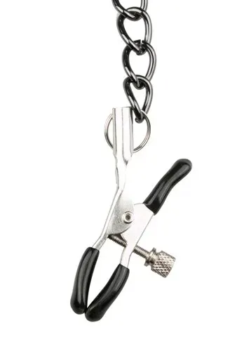wiazania-leather-collar-with-nipple-chains