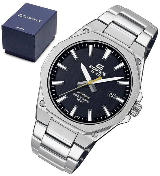 ZEGAREK MĘSKI CASIO EDIFICE EFR-S108D-1AVUEF SZAFIROWE SZKIEŁKO 100M + BOX