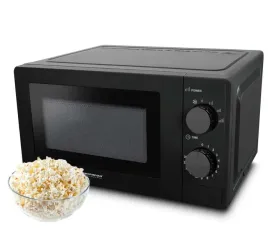 czarna-kuchenka-mikrofalowa-mocna-mikrofalowka-wolnostojaca-20l-1100w-timer