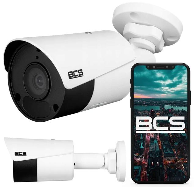 Kamera IP 5MPx BCS BCS-P-TIP15FSR5 SkyLight IR50m Zewnętrzna slot SD 256Gb