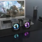 glosniki-komputerowe-2-0-usb-led-rainbow-stan-nowy