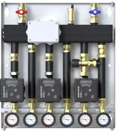 dcm-20-defro-rozdzielacz-3-obiegi-2-bezposredni-1-z-zaworem-termostatycznym