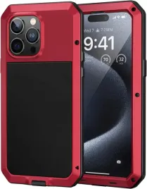 lanhiem-etui-metalowe-360-do-iphone-14-pro-pancerne-czerwone