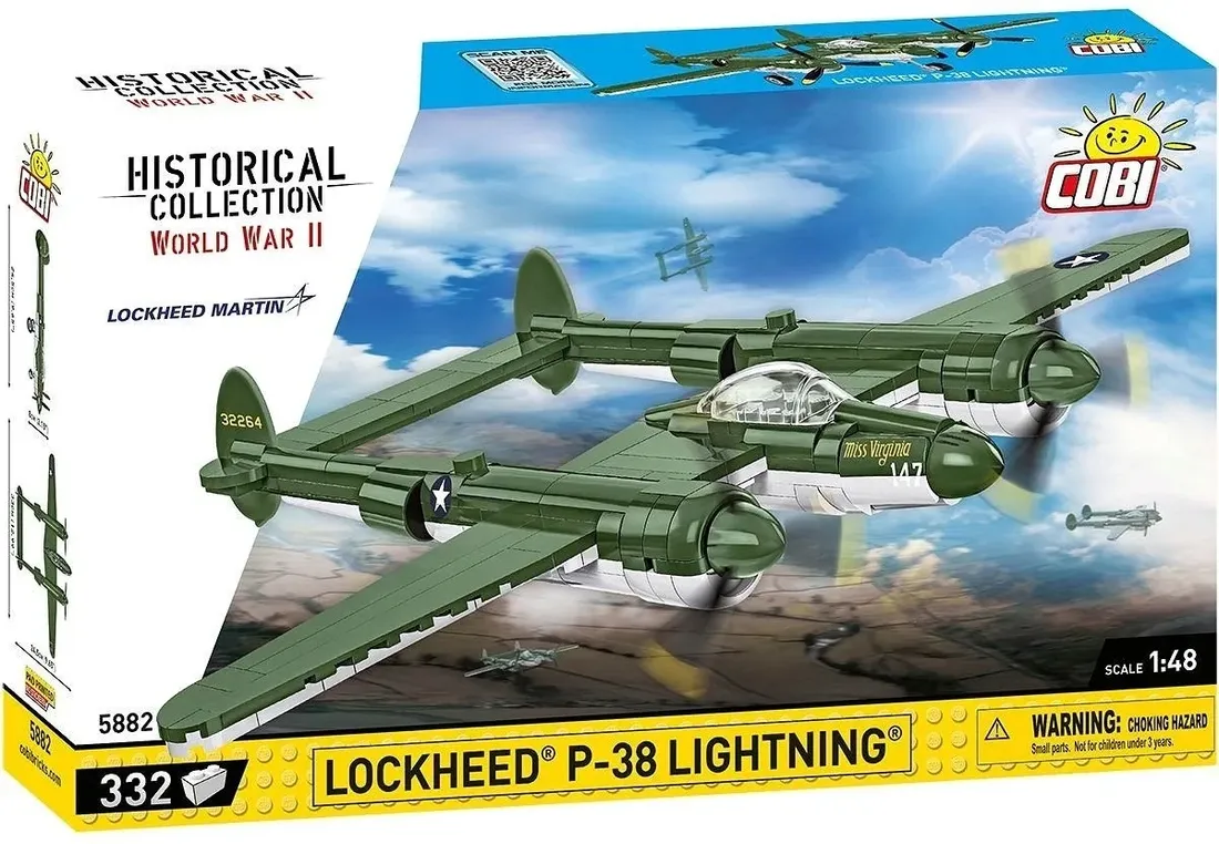 klocki-lockheed-p-38-lightning-332-klocki-cobi-klocki