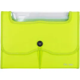 teczka-harmonijkowa-z-gumka-13-przegrodek-okno-pvc-rio-zielona-38128-green