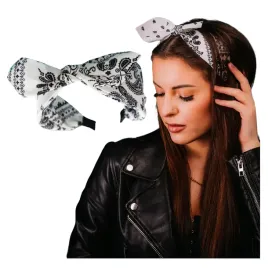 opaska-do-wlosow-biala-z-kokarda-na-glowe-szeroka-w-czarny-wzor-paisley