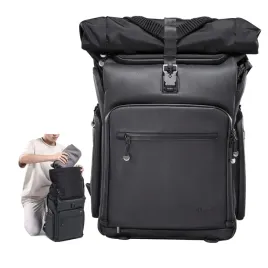 plecak-meski-fotograficzny-255-l-wodoodporny-siatka-mesh-skorzany-czarny