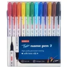 pisak-f-m-dwustronny-permanentny-12-kol-name-pen-2-dong-a-tt7914-dong-a