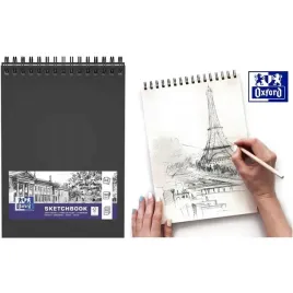 szkicownik-oxford-sketchbook-a4-50k-czarny-oxford