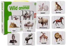 puzzle-edukacyjne-ukladanka-dzikie-zwierzeta-10-polaczen-angielski-lean-toy