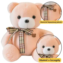 pluszowa-maskotka-przytulanka-mis-z-kokardka-kremowy-23cm-lean-toys