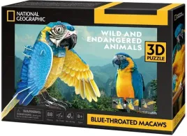puzzle-3d-88-elementow-ara-szafirowa-cubic-fun